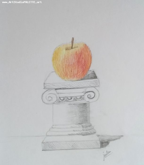 Art Studio PALETTE. Jasleen Kaur Picture.  Coloured Pencil Still Life Still Life 