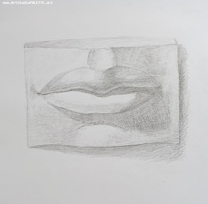 Art Studio PALETTE. Jasleen Kaur Picture.  Pencil People Plaster Cast 