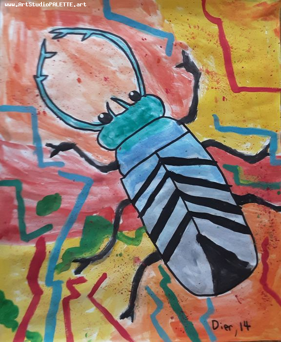 Art Studio PALETTE. Dier Shamirzaev Picture.     