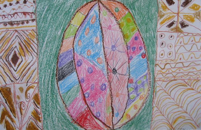 Art Studio PALETTE. Christopher Ballard Picture.  Coloured Pencil Holidays Easter 