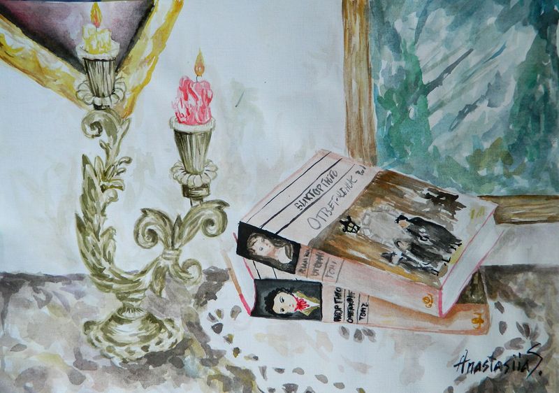 Art Studio PALETTE. Anastasiia Sergeyenko Picture.  Watercolour Still Life Still Life 