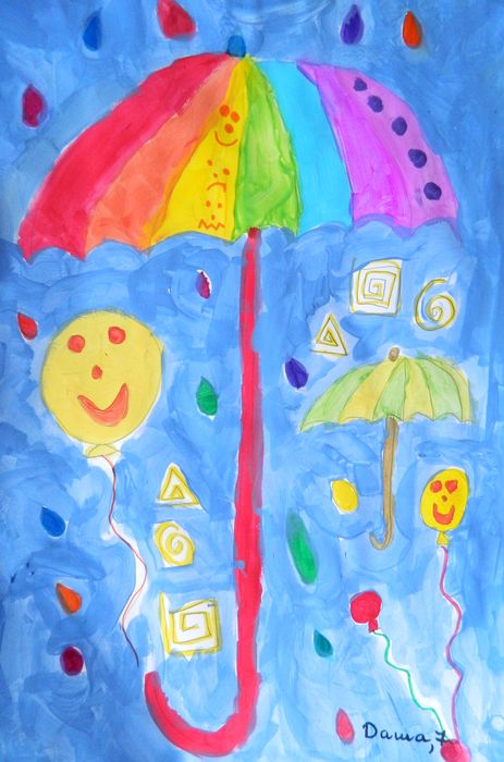 Art Studio PALETTE. Dasha Barin Picture.   Design Umbrellas 
