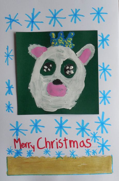 Art Studio PALETTE. Claudia Kochergin Picture. Greeting Card  Holidays Christmas 