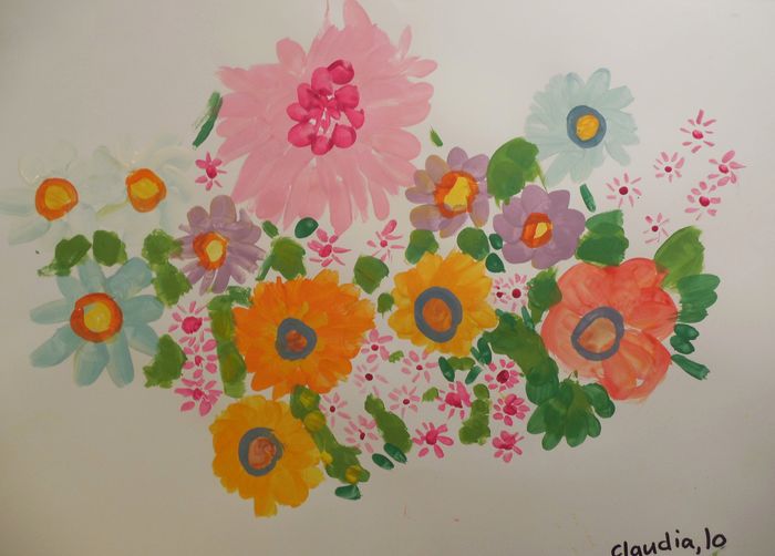 Art Studio PALETTE. Claudia Kochergin Picture.   Plants Flowers 