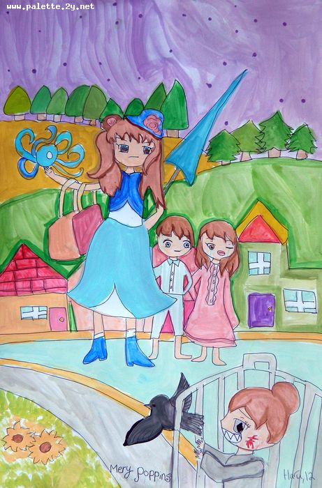 Art Studio PALETTE. Haru Yamanouchi Picture.   Fantasy Fairy Tail Mery Poppins
