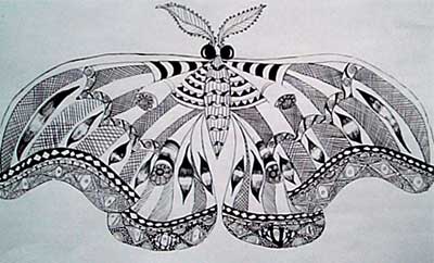 Art Studio PALETTE. Julia Faletski Picture.  Pencil   Butterfly by imagenation