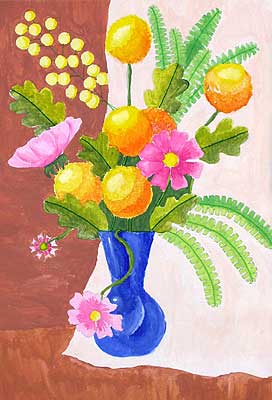 Art Studio PALETTE. Marina Zarud Picture.   Plants Flowers 