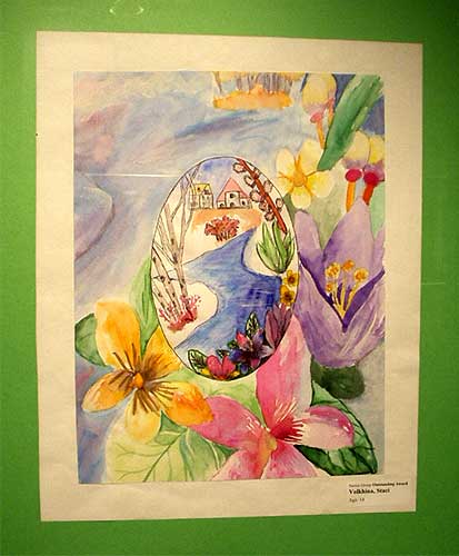Art Studio PALETTE. 2004 Easter Drawing Contest Outstanding Award<br>Senior Group (13-16 years old)